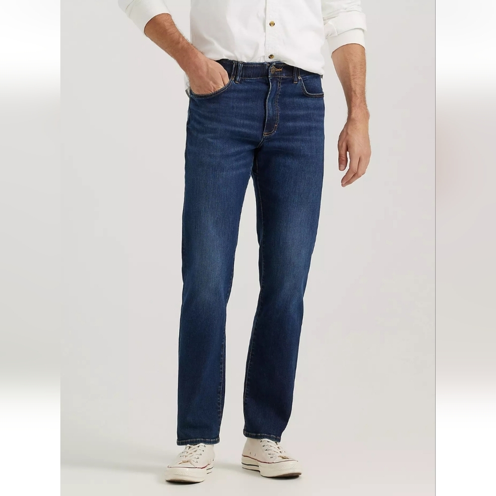 Mens Lee Extreme Motion MVP regular Fit Straight Leg Jeans 32×30